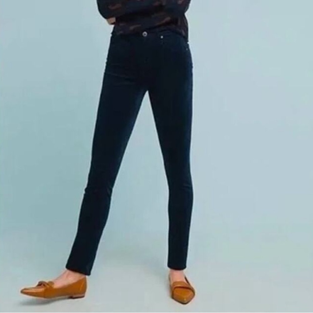 AG Navy The Stevie Ankle Slim Straight Skinny Jeans 27
